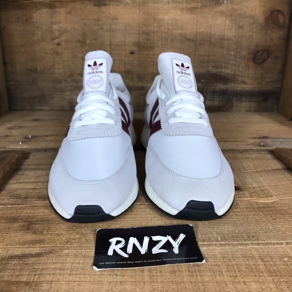 NEW Adidas I-5923 Grey Burgundy - Picture 2 of 8